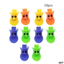 10 шт Пластиковые утиные свистки, вечерние игрушки для детей