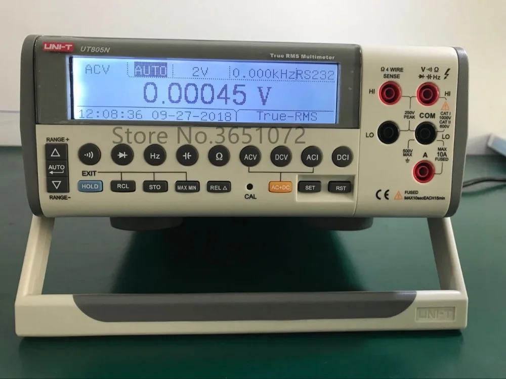 

UT805N Benchtop Digital Multimeter DC voltage (V) 1000V AC voltage (V) 750V