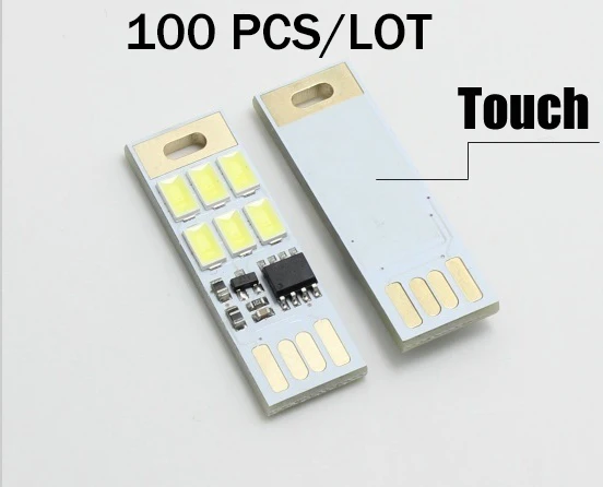 

100 pieces/Lot Portable 5V Mini Lamp SMD 5730 USB Lampada LED Night Light outdoor camping