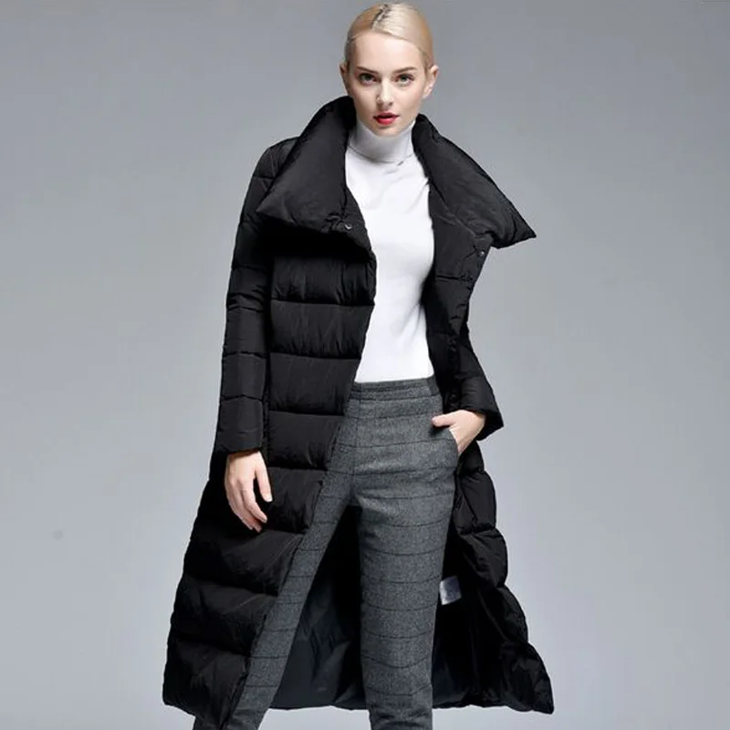 Куртка женская теплая белая повседневная длинная 2019|jacket down|jacket down womenjacket fashion |