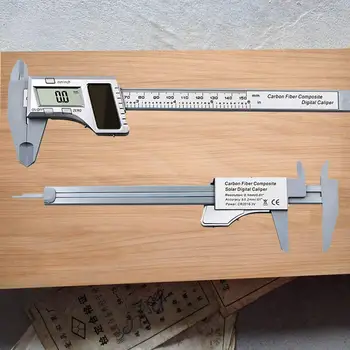 

Solar Plastic Caliper Electronic Digital Display 0-150mm Mini Caliper Collectables Jewelry Measurement Vernier Caliper