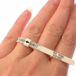 Удобное кольцо Sizer Великобритания США официальный Британский палец легко измерить Калибр для мужчин и Wo мужчин s размеры
