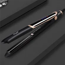 Профессиональный ионный инфракрасный выпрямитель для волос светодиодный бигуди жидкокристаллическая шина керамическая многофункциональная выпрямляющая плойка