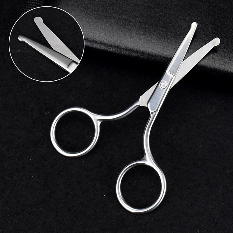 Buy 1pc Safety Nose Hair Scissors Round Head Small Ear