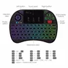 Rii X8 + I8 + 2,4G Mini teclado inalámbrico con panel táctil búsqueda por voz retroiluminado con LED batería de ion de litio recargable para Android TV box PC ► Foto 2/6