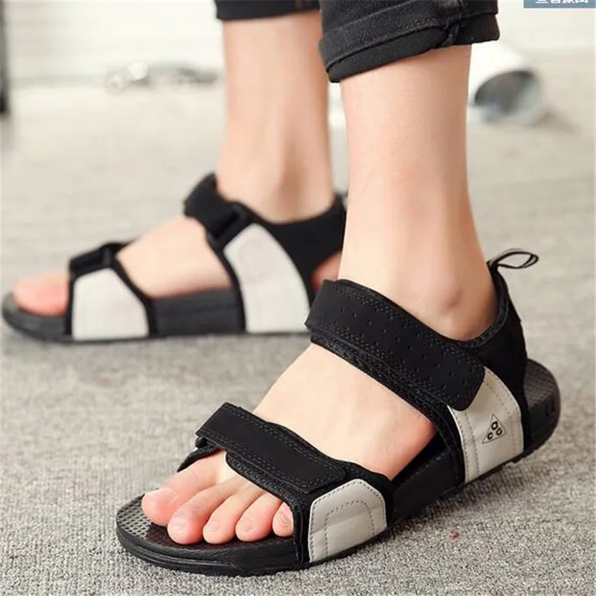 Мужская обувь кожаные сандалии Вьетнамки новинка 2019 года уличная мужская