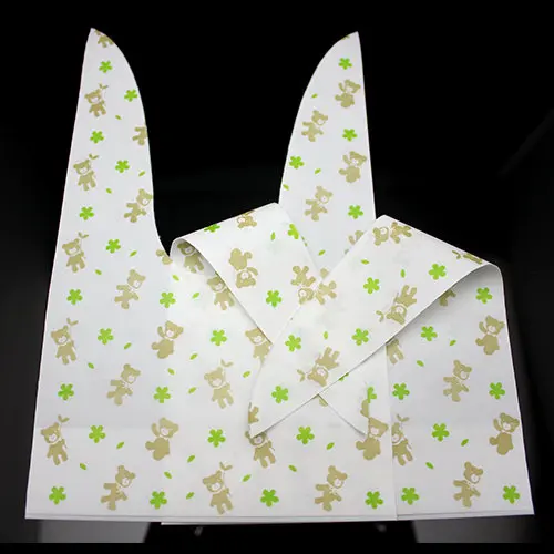 50 шт./упак. разнообразие стилей с кроличьими ушами для печенья сумки Пластик конфеты упаковочный пакет для печенья Свадебная конфетная Подарочная сумки вечерние поставки - Цвет: 8
