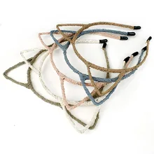 1 шт. повязки для женщин продукт кошачьи уши головная повязка Милая женская однотонная, маленькая головная повязка для кошки дьявола Горячая G0408