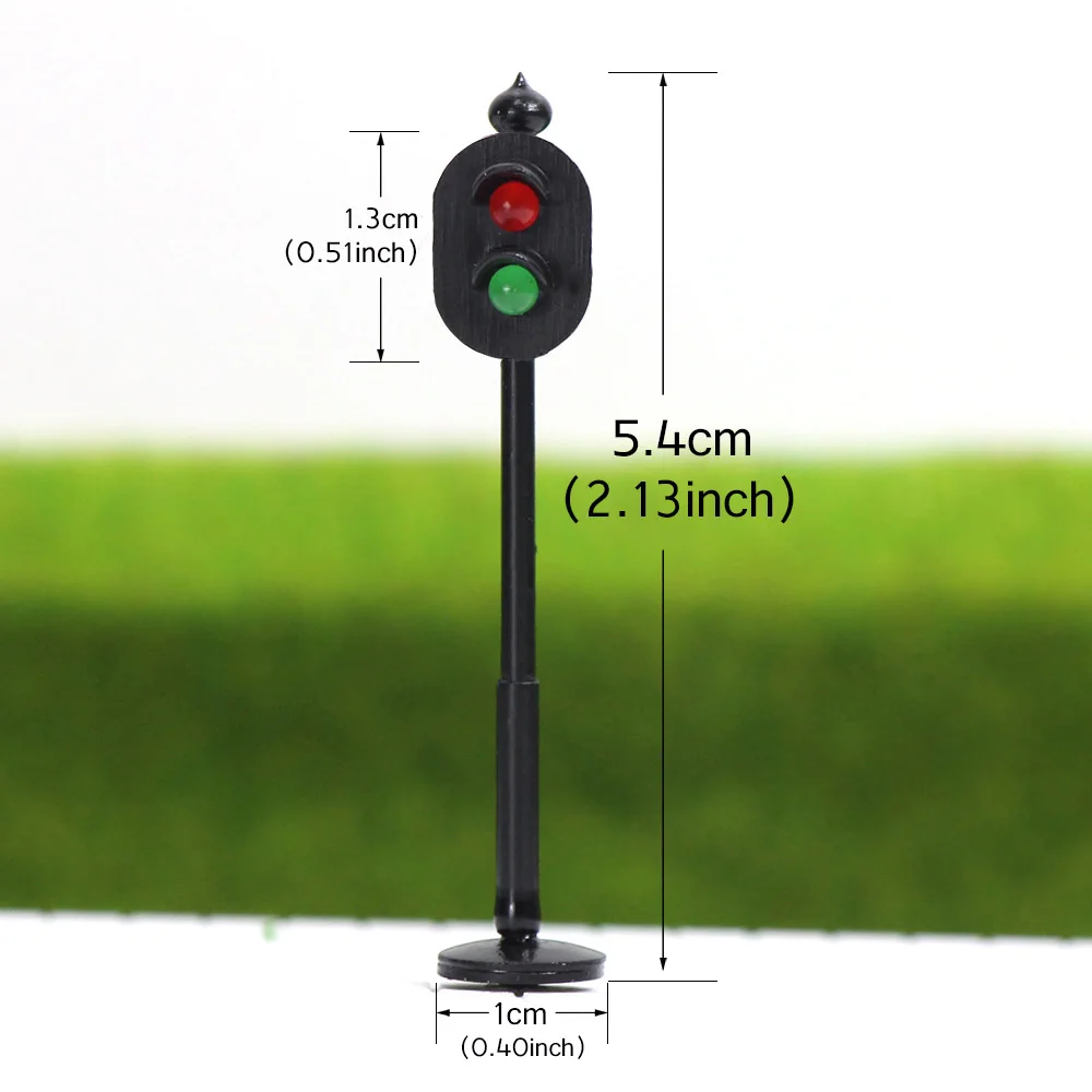 JTD765 5pcs model Traffic Signals 1:76 OO HO Scale Crossing LED