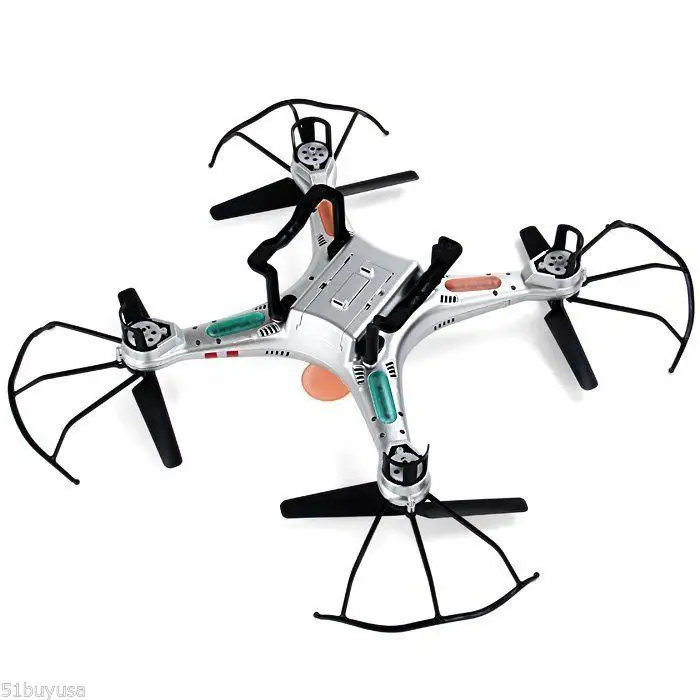 

2.4Ghz  Headless Mode Waterproof RC Quadcopter LCD Remote Helicopter 2Color