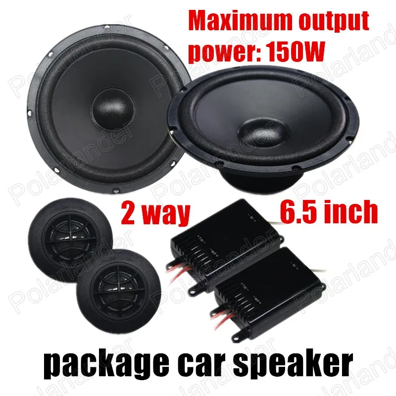 New Fashion 2 way 6.5 inch X 150W High Efficiency Car Auto Audio car package speaker stereo audio |