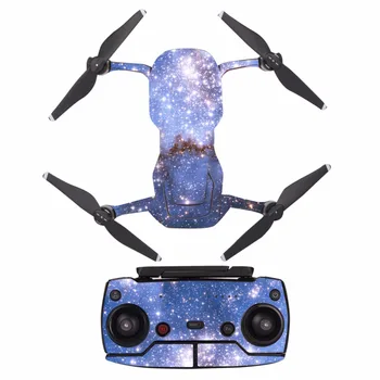 

[A0046] starry sky waterproof PVC Decal Skin Sticker For DJI MAVIC Air Drone body protection film+remote Controllers cover
