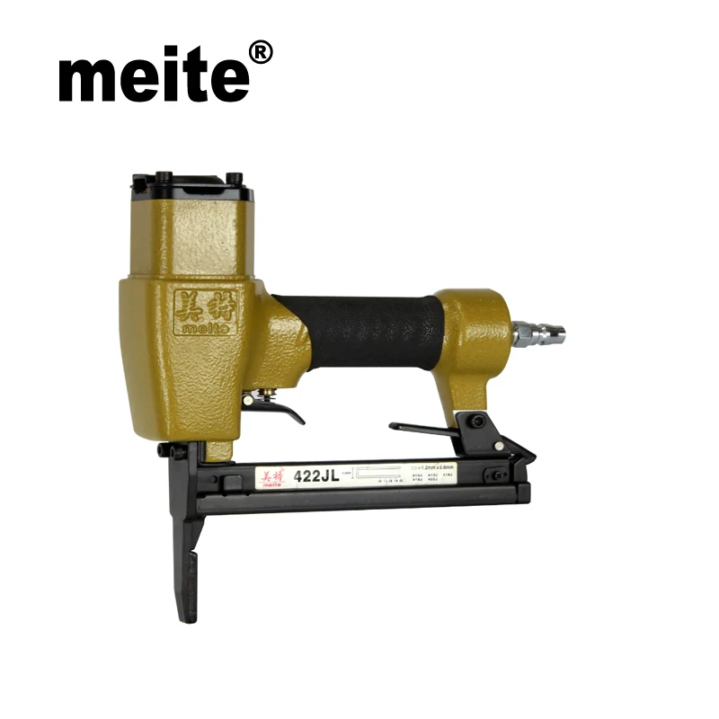 Meite 422JL 1/4 "Пневматический степлер гвоздильщик 20 ga воздуха степлер тонкой проволочный степлер для кожаной мебели Feb.15 инструмент обновления