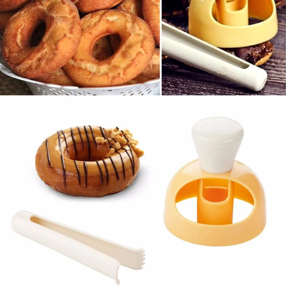 Baking Plastic Hollow Bread Mold American Large Belt Tongs Donut Mold