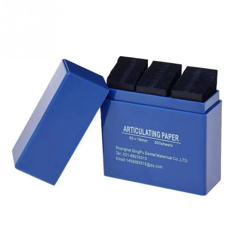 

300 Sheet/Box 55mmX18mm Professional Dentist Lab Products Blue Articulating Paper High Quality