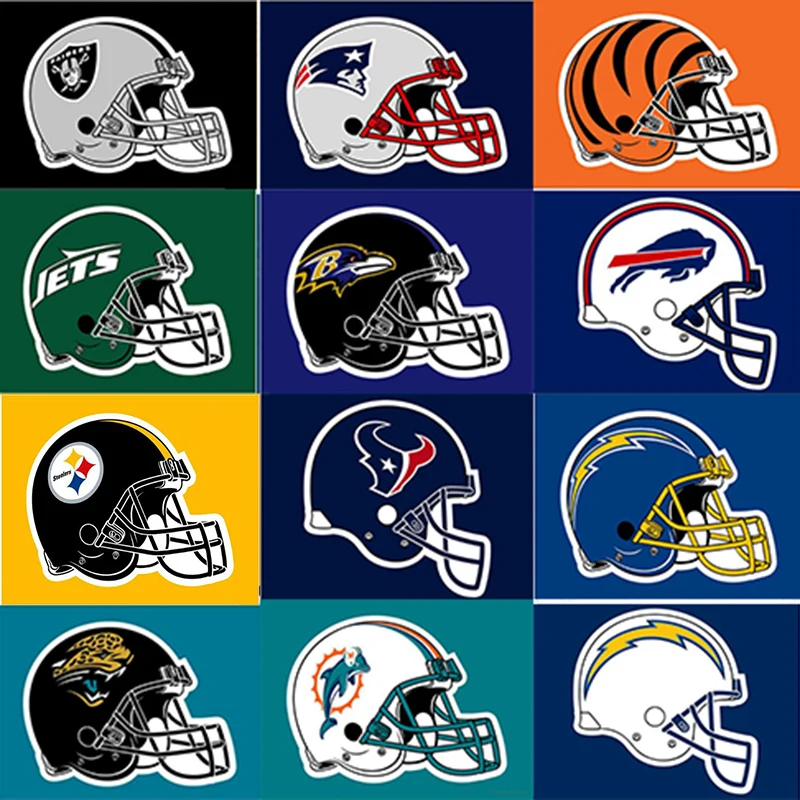 

Diamond Painting Full round Drill 5D DIY " Football Team Logo"daimond Painting Rhinestone Embroidery Cross Stitch Art