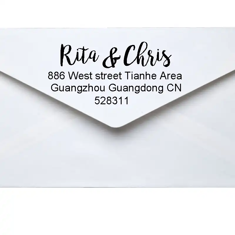 Personalized Custom Return Address Self Inking Stamp Rubber For Custom Return Address Self Inking Stamp