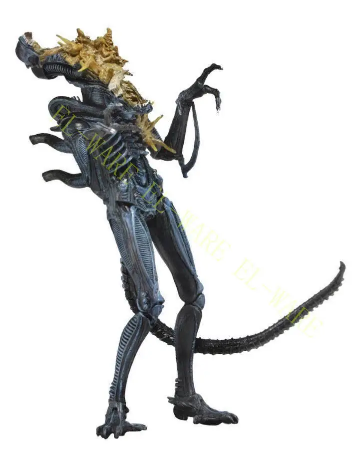 Инопланетянин NECA 12 серия Xenomorph Warrior Боевая головка поврежденная 9 &quotПВХ фигурка