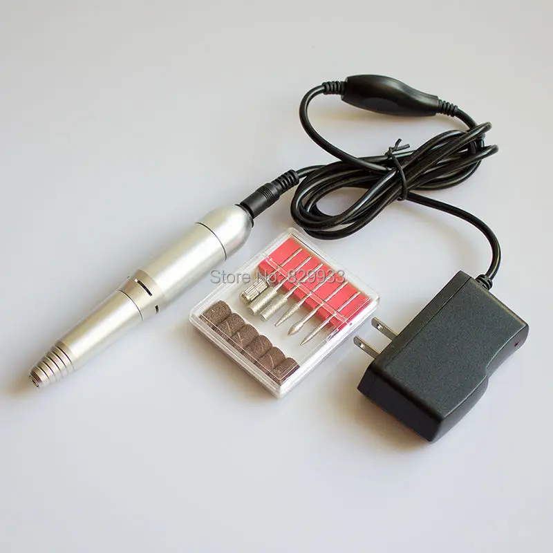 Electric Nail Buffing File Polish Drill Tool Portable Manicure Pedicure