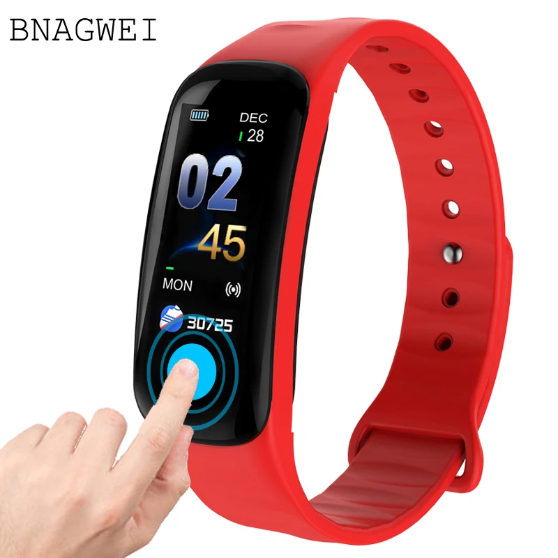 

BANGWEI Smart Bracelet Men Women Sport Watch Digital Waterproof Wristband Heart Rate Blood Pressure Intelligent For Android iOS
