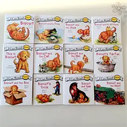 24 книги/набор печенья серии Phonics книги с картинками на английском я могу читать Детские сборники сказок раннего образования Карманный