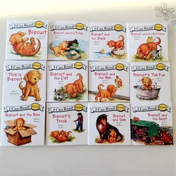 Ensemble de 24 livres série biscuits, phoniques, livres d'images en anglais, je peux lire des histoires pour enfants, livre de lecture de poche, éducation précoce 