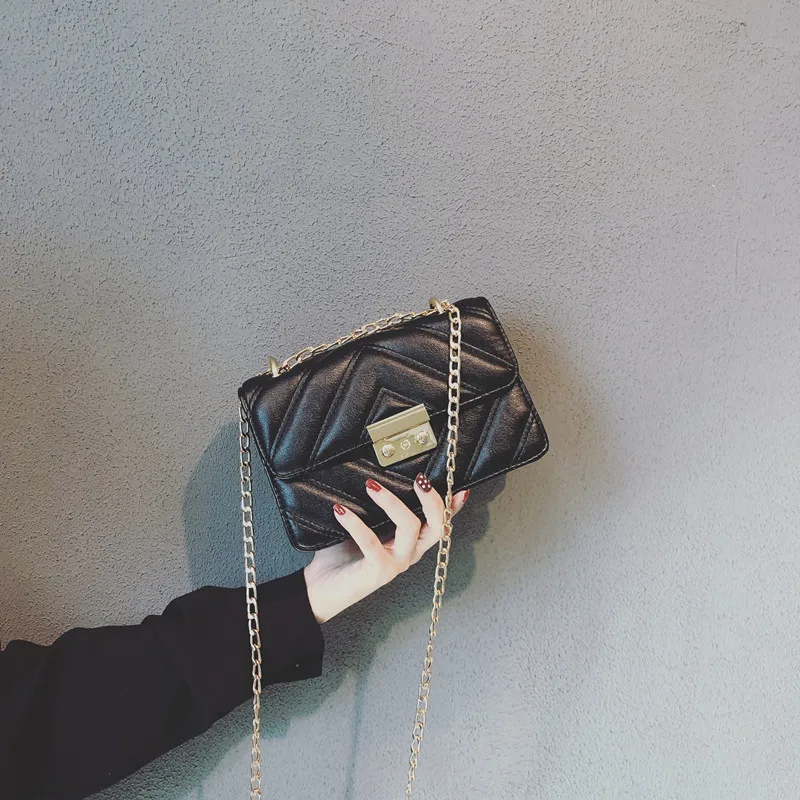 

The New Bag for Women Soft Small Square Crossbody Bag Single Chain Handbags