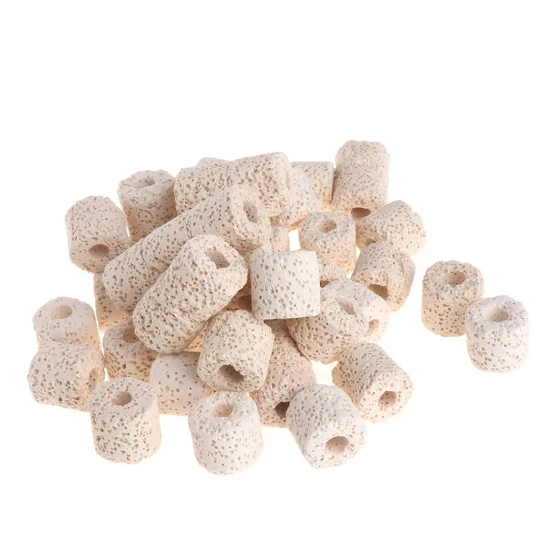 1Bag Aquarium Ceramic Rings Biological Fish Tank Pond Filter Bacteria