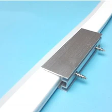 5 комплектов алюминиевый держатель зажим фиксированный кронштейн+ винт для 12 В 24 В 220 В 240 В 110 в 120 в светодиодный неоновый светильник зажимы для лент