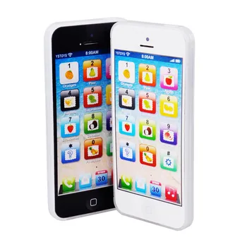 Multifunctional TOY Phone 5S English Learning ABC Mobile Phone Toy Puzzle Simulation Toy Mini Machine Educational Toy