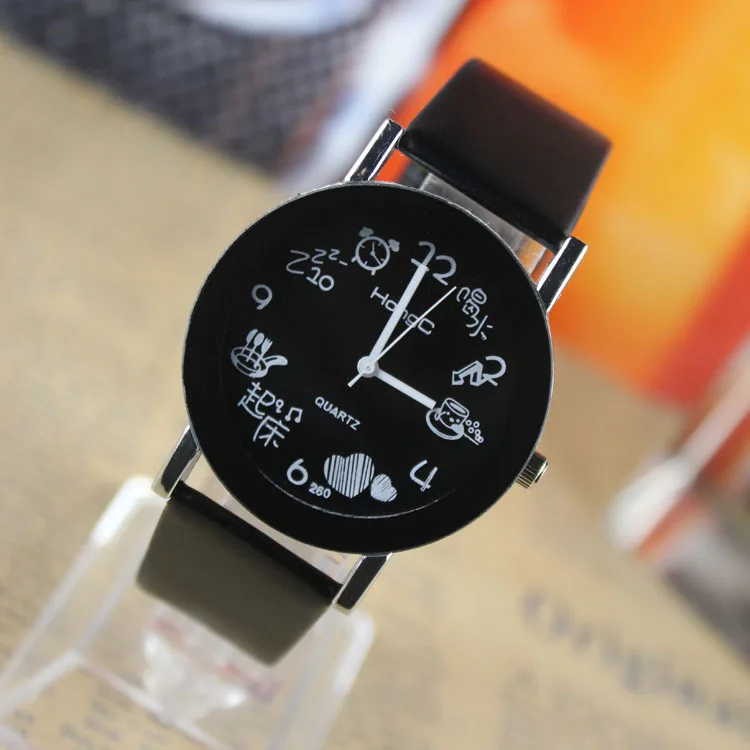 Fashion Casual Women Top Brand New Quartz Soft PU Leather Strap Luxury Wristwatch Women font b