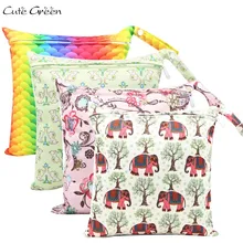 1 шт. водонепроницаемый мешок для влажной сушки, сумки для подгузников для детей, тканевые пеленки, детские подгузники, подгузники с одной застежкой на молнии, Спортивная Дорожная сумка для переноски