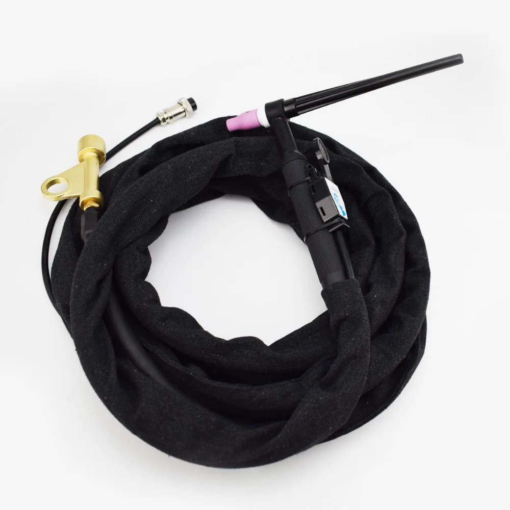 

Flex TIG Torch WP-9F 125Amp Air Cooled 12.5Feet 4M Welding Hose Cable Adapter 105Z57 Cloth Hood