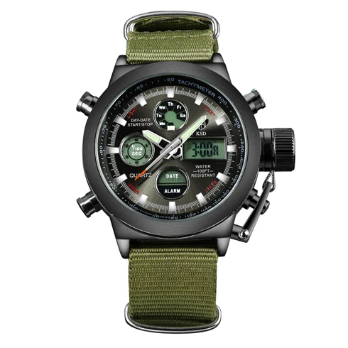 Reloj Hombre GOLDENHOUR Young стильные спортивные Автоматические Мужские часы модные часы военные часы Relogio Masculino - Цвет: black