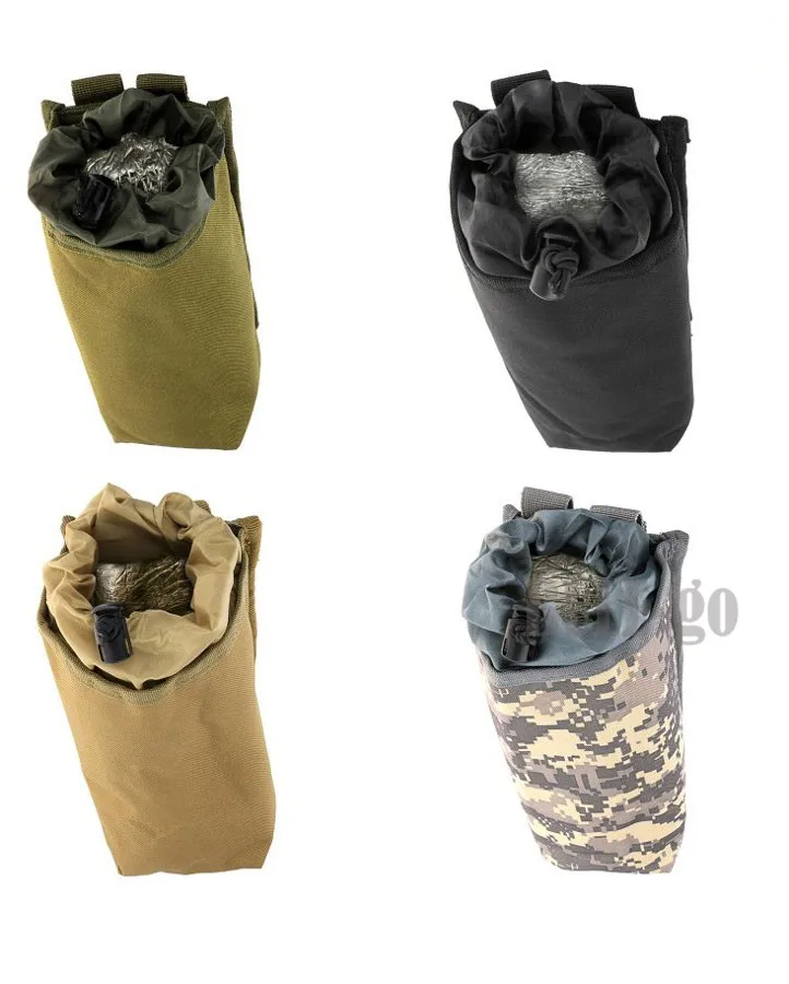 Outdoor Tactical Army Water Bottle Pouch Sports Bag Molle Modular