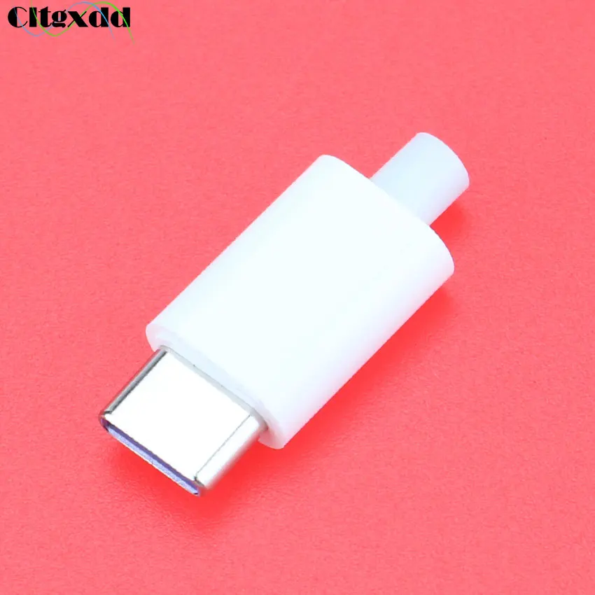 CLTGXDD 1 шт. 5A DIY USB 3,1 type-C штекер тип сварки разъем типа C данных и зарядки сварной провод разъем - Color: White 1PCS