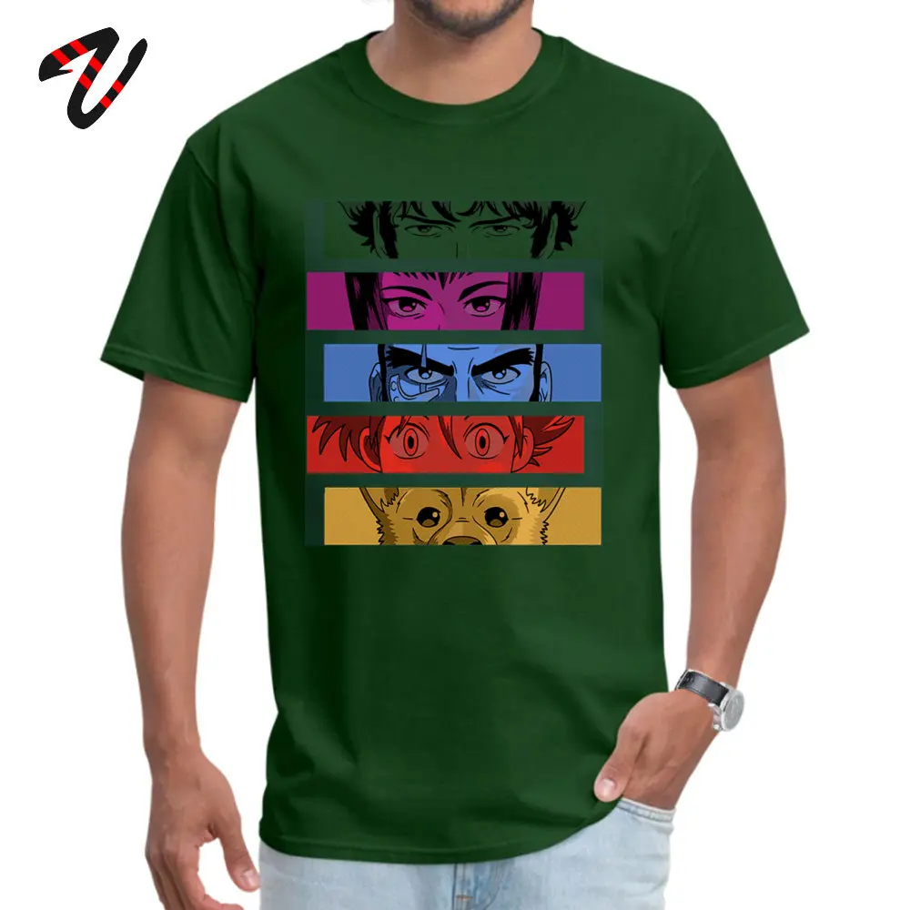 Short Sleeve Tops & Tees O Neck 100% Cotton Men T Shirt Cowboy bebop Team Printed Sweatshirts New Arrival Top Quality Cowboy bebop Team13084 dark