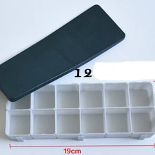 12/24/36/48 решетки чехол Резиновое Покрытие пигмента краски цветовая палитра гуашь акварель коробка лак для ногтей