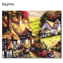 Kpymo Diy картина по номерам пейзаж картины по номерам Настенная картина Картина маслом VA-0214