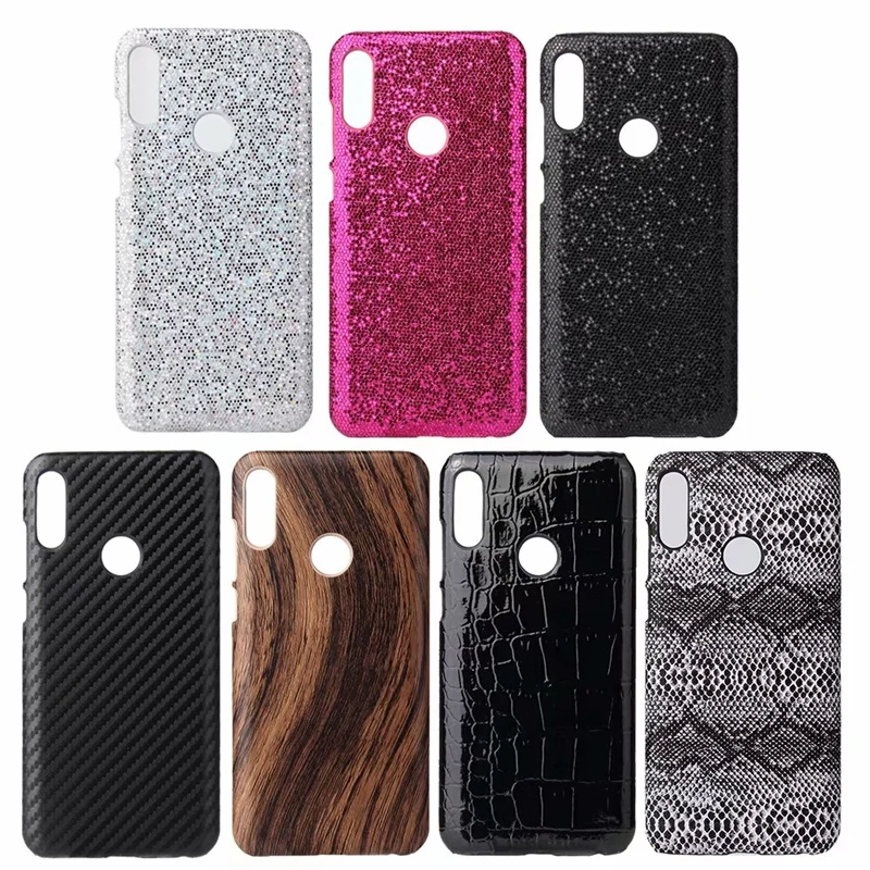 

Case For Asus Zenfone Max Pro M2 ZB631KL cover Leopard Glitter Wood leather Hard case For Asus Max M2 ZB633KL case kimTHmall