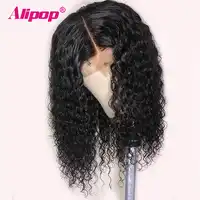 13x6 Malaysian Curly Bob Wig Glueless Short Lace Front Human Hair Wigs ALIPOP Remy Pre Plucked Lace Front Wig With Baby Hair