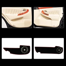 4 шт. тканевая дверца защитные подстилки анти-кик декоративные колодки для Toyota Grown 2004-2009