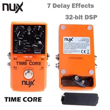 NUX Time Core Guitar Effect Pedal 7 Delay Models True Bypass Guitarra Effect Pedal High Quality Guitar Accessories