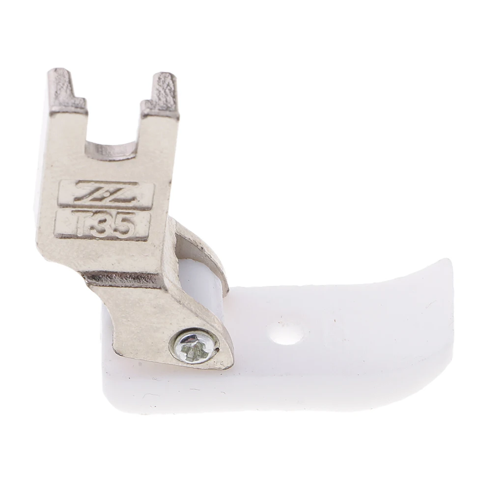 fityle Bottom Right Side Piping Welting Foot For Industrial Sewing Machine Steel T69R DIY Apparel Sewing Tool