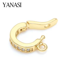 Аксессуары для бижутерии браслетов кубического циркония застежки крючки Diy ювелирных изделий застежки для браслетов застежки для браслетов