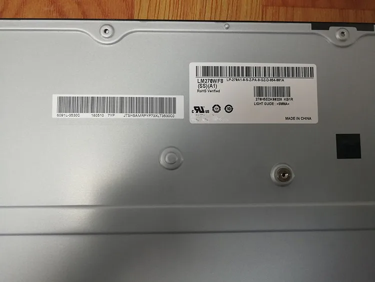 27 ''новый оригинальный LM270WF8 SS A1 микро границы IPS ЖК-экран LM270WF8-SSA1 | Электроника