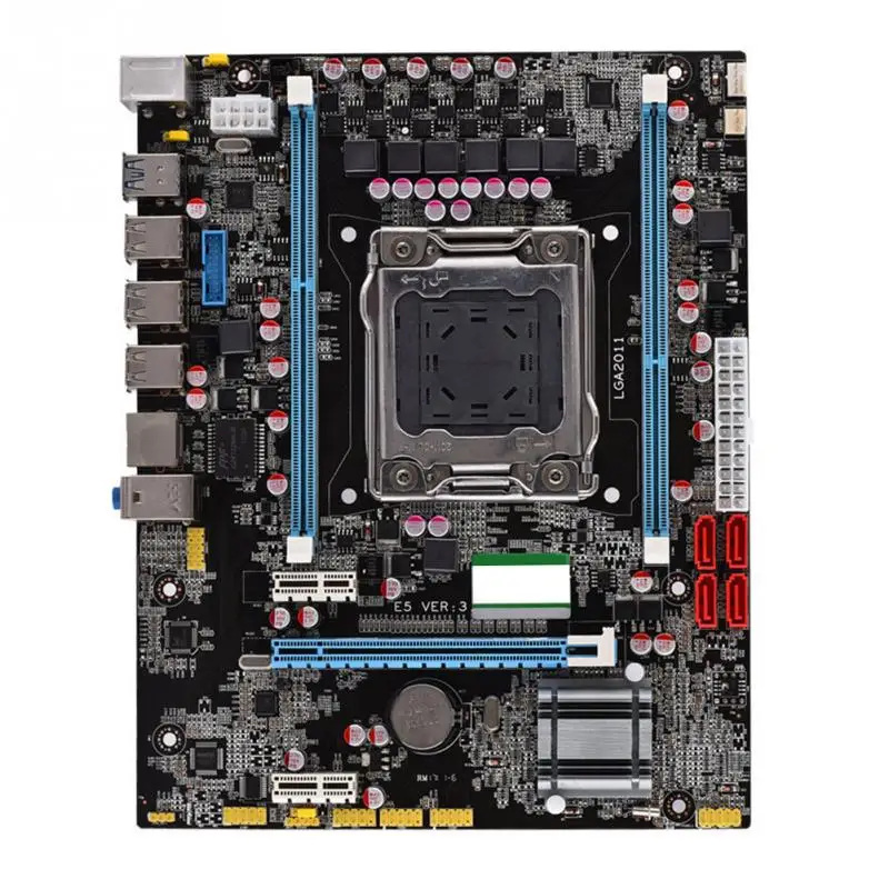 

X79 Motherboard LGA 2011 support REG ECC Memory 32G Dual Channel LGA2011 Interface PCI Express x16 Main Board E5 2680 2670 CPU