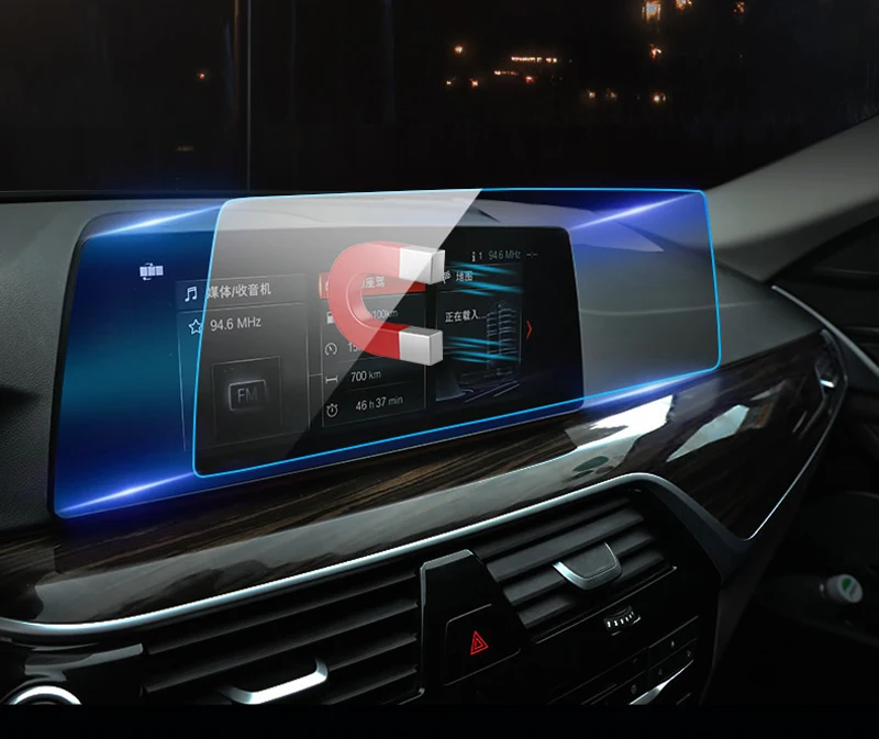 Автомобильный GPS навигация Закаленное стекло протектор экрана для BMW X1 F48 2016 2017