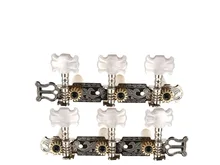 6 STÜCKE Classical Guitar Tuning Pegs Mechaniken Schlüssel String Musik Gitarre Teile Zubehör Blume Geformt Taste Tuning Pegs