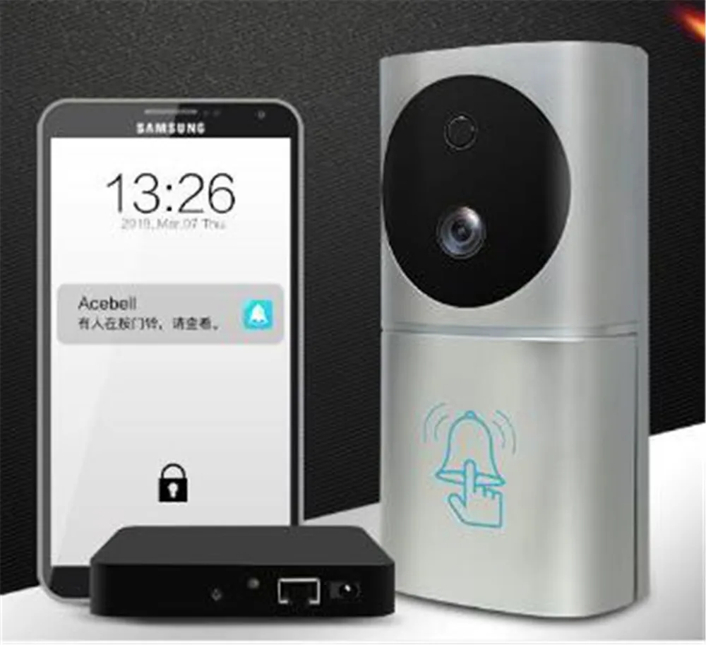 

720P Wireless WIFI Doorbell Low Power Comsunption 6 Months Long Time Standby With WIFI Gateway